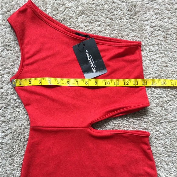 One Shoulder Cut Out Dress - Picture 4 of 16